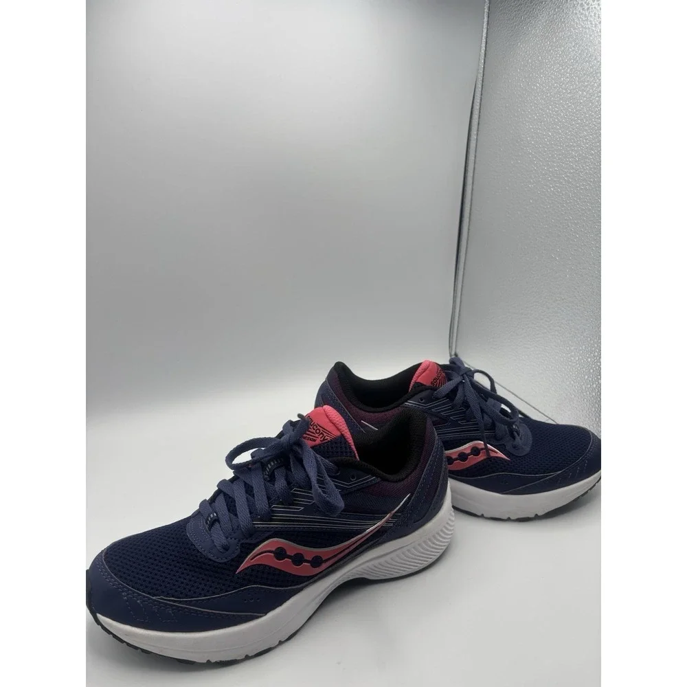 Saucony Women's Cohesion 15 Running Shoes 6.5 Sneakers Cobalt Purple Punch‎